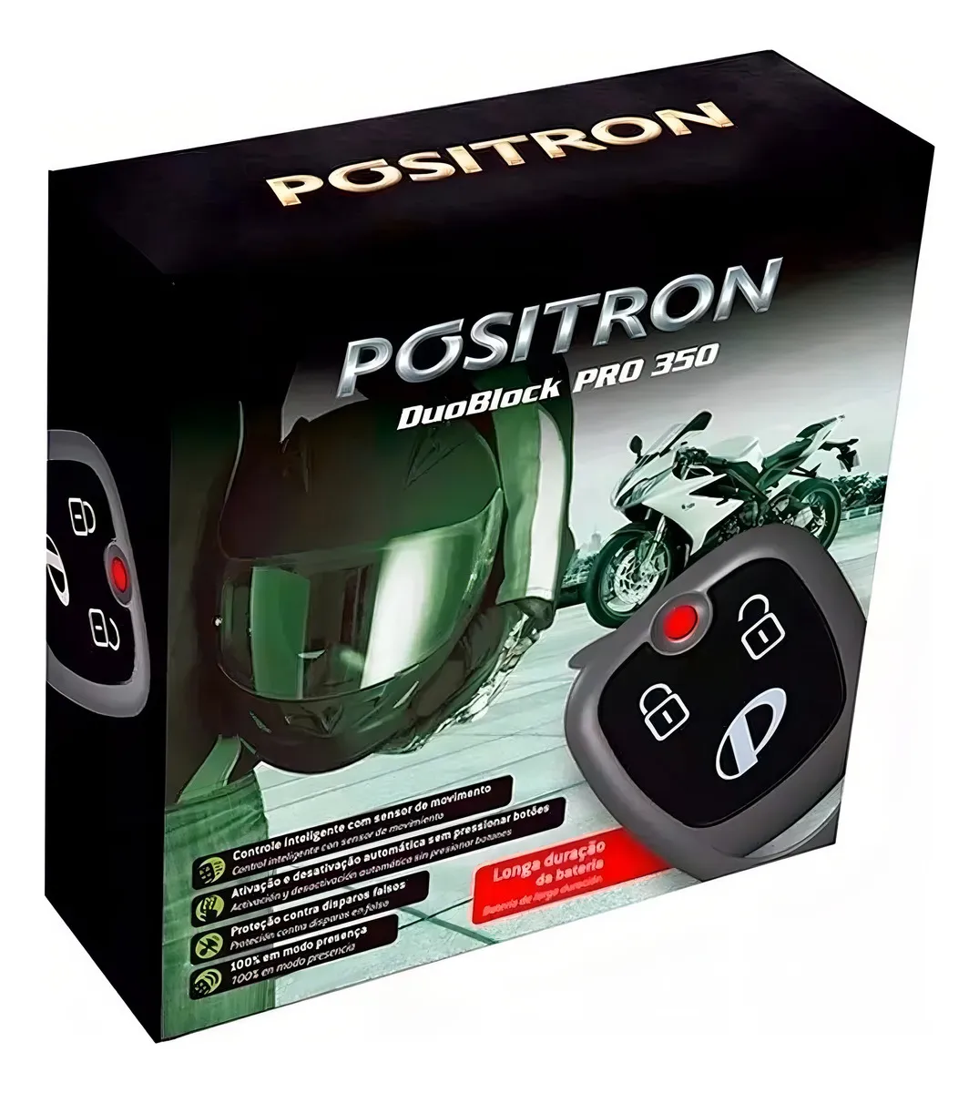 Alarme Para Motos Pósitron DuoBlock Pro 350 G8 Universal aplica em todas as motos