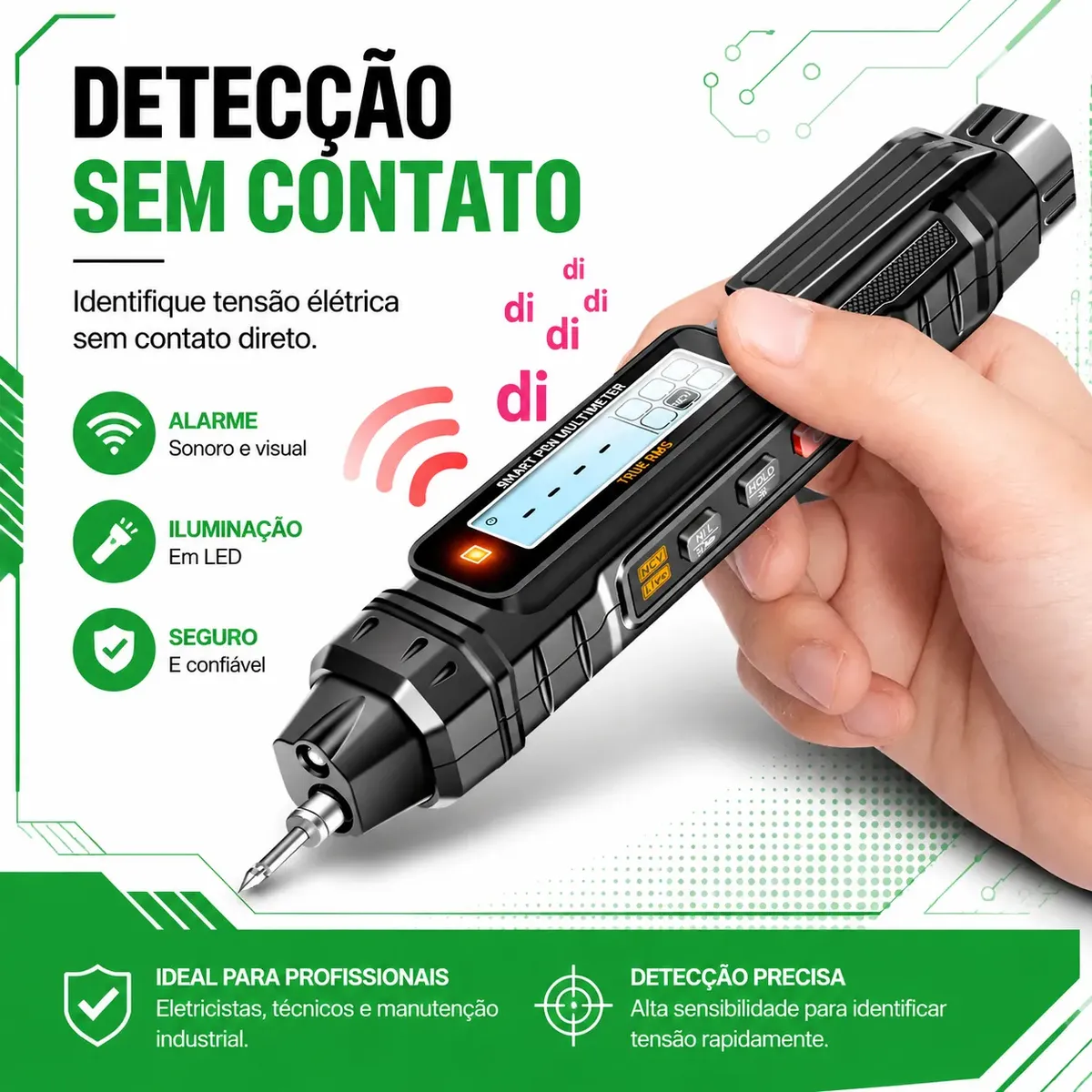 Caneta Multimetro Inteligente. Reconhecimento Automático 