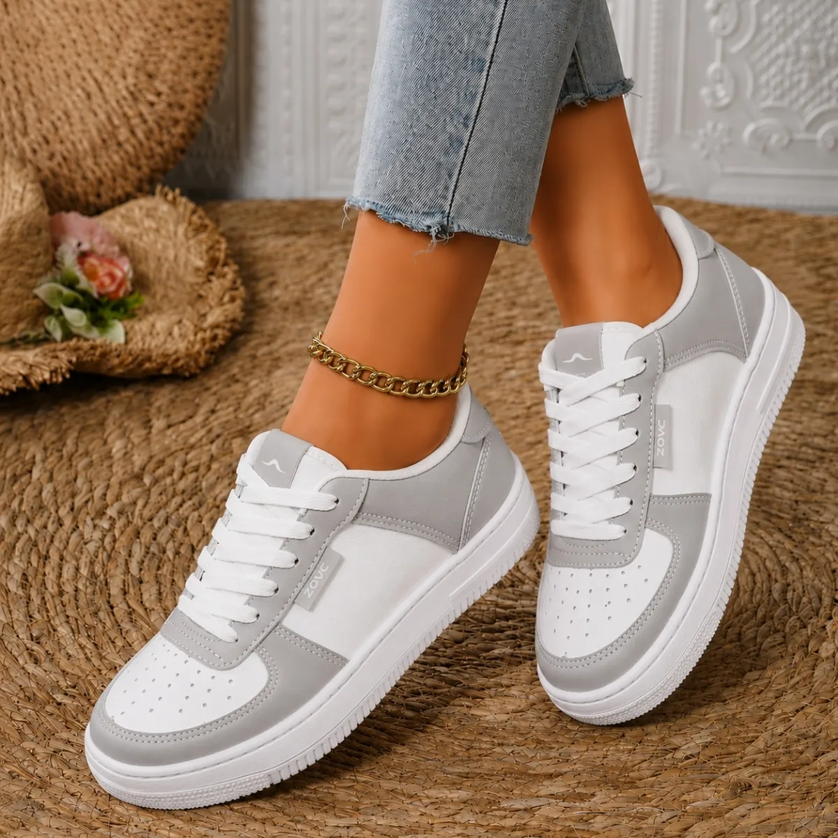 Tenis Feminino Casual Sneaker Streetwear Estilo Top Academia